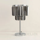 Axyaa Crystal Table Lamps: Modern Living Room Study Desk Decor