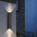 Axyaa Waterproof Outdoor LED Wall Lamp Modern Aluminum Sconce Light for Garden & Porch