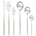 Axyaa 24/36Pcs Stainless Steel Flatware Cutlery Set Silverware Kitchen Tableware