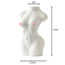Axyaa Abstract Nude Female Ceramic Vase – Home Decor Fine Art Ornaments