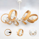 Nordic Wood Chandelier Pendant Light for Home Decor - Axyaa