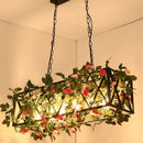 Axyaa Vintage Iron Loft Chandelier for Living Dining Room, Bar, Cafe Restaurant.