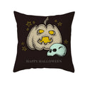 Axyaa Halloween Anime Polyester Cushion Cover Ghost Skull Pumpkin Throw Pillow