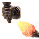 Axyaa Outdoor Torch Wall Lamp for Garden and Porch Lighting