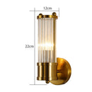 Axyaa Postmodern Crystal Wall Lamp American Minimalist Living Room Bedroom LED Lights