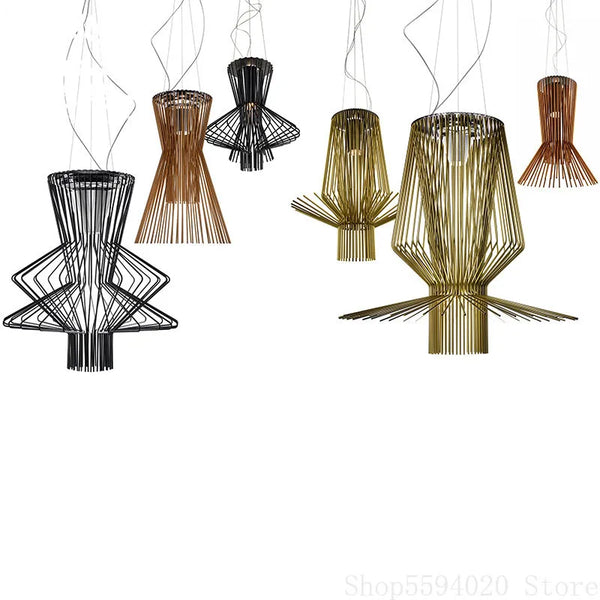 Axyaa Allegro Iron Pendant Lights - Designer Luminaire by Foscarini