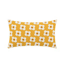 Axyaa Floral Cushion Cover - Pink Purple Yellow Green Pillow for Living Room Bed Sofa