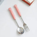 Axyaa Kids Bear Dragon Cutlery Set - Stainless Steel Tableware