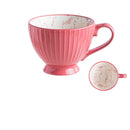 Axyaa Ceramic Breakfast Mug Large Capacity Cute Coffee Cup Home Decor