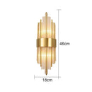 Axyaa Crystal Luxury Wall Lamp for Bedroom Living Room Dining Room Staircase