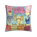 Axyaa Nordic Linen Graffiti Cushion Cover for Sofa Decoration