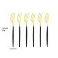 Stainless Steel Small Fork Set for Desserts and Fruits by Axyaa