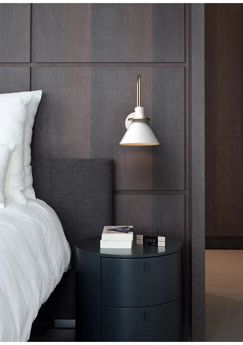 Axyaa Modern Metal LED Wall Lamp, Nordic Style Home Light Fixture