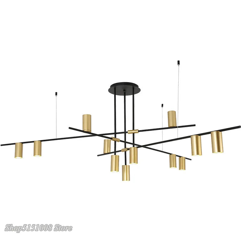 Axyaa LED Ceiling Chandeliers: Nordic Designer Hanging Lamp for Dining & Living Rooms