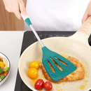 Axyaa Silicone Soup Spoon Colander Rice Scoop Stainless Steel Handle Cooking Utensil