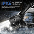 Axya Waterproof Zoomable Headlamp with USB Recharge, COB+LED Flashlight
