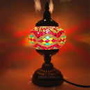 Axyaa E14 Glass Mosaic Table Lamp - Mediterranean Turkish Style