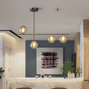 Axyaa Glass Ball Chandelier Ceiling Lights for Home Indoor Lighting