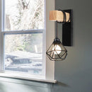 Axyaa Industrial Iron Wall Lamp Shade Fixture Sconce Lights - Retro Vintage Loft Cafe Bar Wandlamp LED