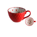 Axyaa Ceramic Breakfast Mug Large Capacity Cute Coffee Cup Home Decor
