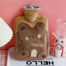 Axyaa Kawaii Bear Hot Water Bottle Plush PVC Cute Hand Foot Warmer