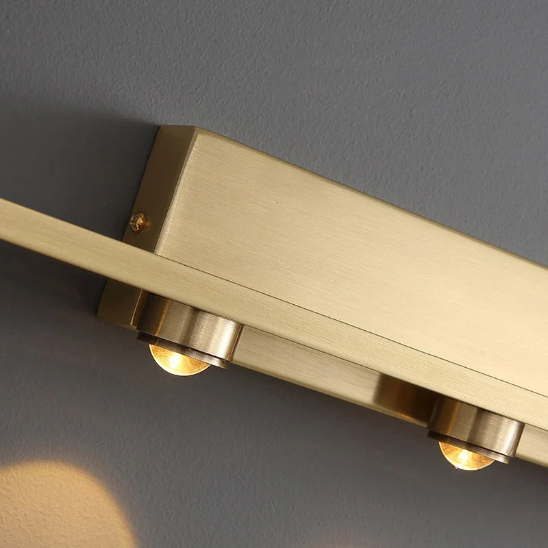 Axyaa Mirror Front Wall Light Bathroom Sconce Art Décor Makeup Lamp