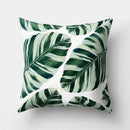 Axyaa Tropical Plants & Hibiscus Flower Pillow Cover Collection