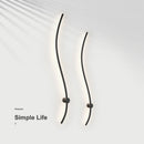 Axyaa LED Backlight Wall Lamp for Modern Living Room Decor