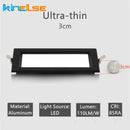 Axyaa Ultra-thin LED Panel, Anti-Fog, Recessed Ceiling Downlight, Industrial Spot Lighting