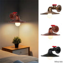 Axyaa Industrial Iron Steampunk Wall Light Fixture for Bedroom, Living Room & Bar