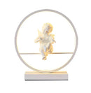 Axyaa Angel Doll Table Lamp: Romantic Couple Desk Lamp for Modern Home Decor