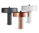 Axyaa Nordic Metal Table Lamps for Living Room, Bedroom, Bedside - Black, White, Rose Gold