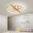Axyaa Modern Luxury LED Ceiling Lamp: Bedroom & Living Room Lighting Fixture