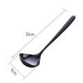 Axyaa Long Handle Soup Spoon - Stainless Steel Cutlery Dinnerware