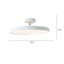 Axyaa Nordic LED Ceiling Light | Modern Round Aluminum Designer Lamp