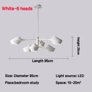 Axyaa LED Chandelier: Modern Dimmable Ceiling Light for Living & Dining Room