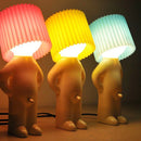 Axyaa Naughty Boy LED Night Light: Fun Bedside Cartoon Lamp for Kids