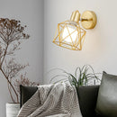 Axyaa Iron Cage LED Wall Light for Home Bedroom Kitchen Restaurant Decor