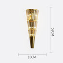 Axyaa Crystal Wall Lamp for TV Background, Living Room, Dining, Bedroom - Modern LED Lighting