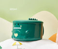 Axyaa Cute Duck Stainless Steel Ramen Bowl, Double-layer Kitchen Tableware