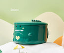 Axyaa Double-layer Cute Duck Ramen Bowl With Lid Stainless Steel Tableware