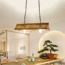 Axyaa Bamboo Pendant Chandelier: Chinese Classic Design for Kitchen, Cafe, Restaurant Lighting