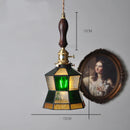 Axyaa Glass Copper Pendant Light LED Hanglamp Nordic Modern Hanging Light