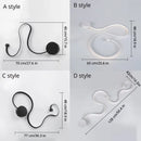 Axyaa Modern Iron Body Wall Lamps LED Sconce Lights for Bedroom Study Living Balcony Aisle