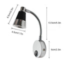Axyaa LED Spot Reading Light for RV Boat Camp Interior Wall Lamp