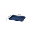Axyaa Nordic Plastic Serving Tray: Rectangular Kitchen Dinnerware & Organizer