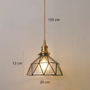 Axyaa Glass Pendant Light Fixture for Bar Kitchen Living Room, Nordic Design