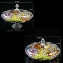 Axya Acrylic Six Grid Dried Fruit Candy Box with Cover