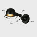 Axyaa Adjustable Retro LED Wall Lamp for Home Bar Decor & Bedroom Reading