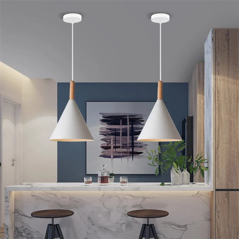 Nordic Pendant Lamp Kitchen Living Dining Room Chandelier by Axyaa